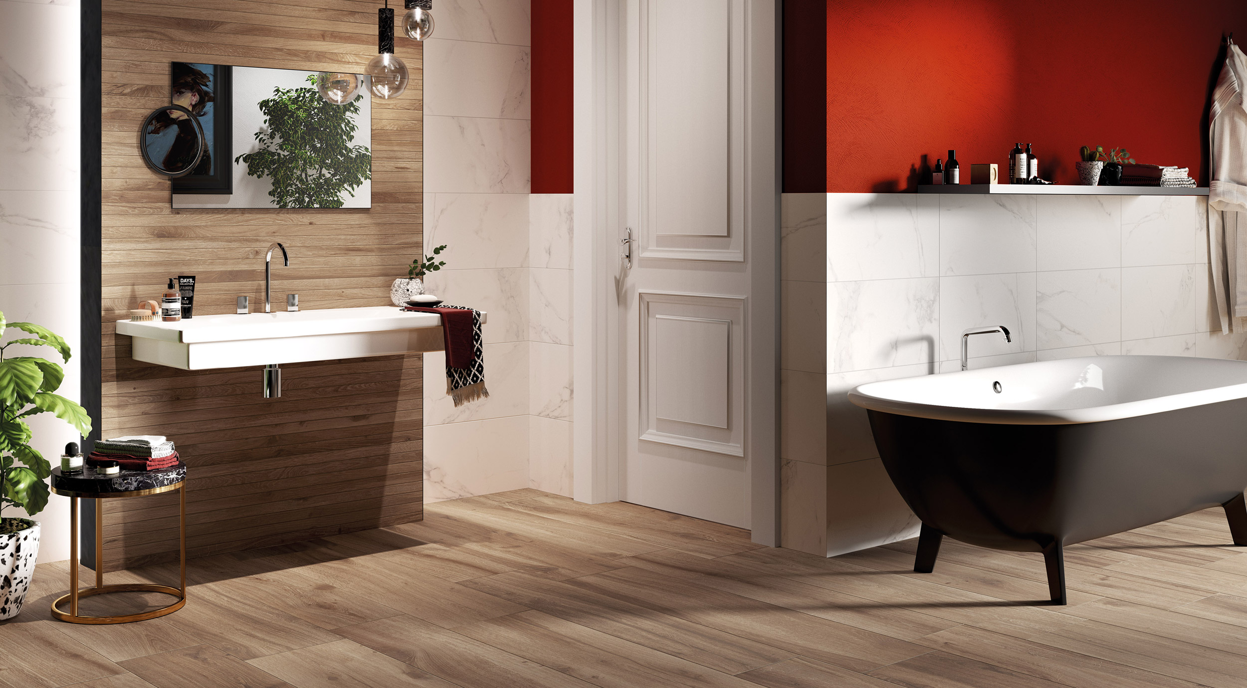 Collezione Bricola 30x120 cm Spessore 8,5 mm - 6 colori - immagine 2