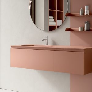 Mobile Bagno Sospeso Lavabo Integrato - Thai TH306