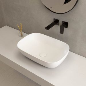 B6R56 cm 55x38x16h Bianco Lucido
