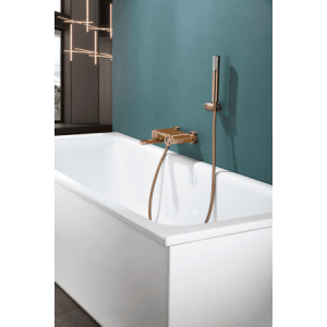 Miscelatore Vasca Serie Olimpo Oro Rosa Spazzolato PVD