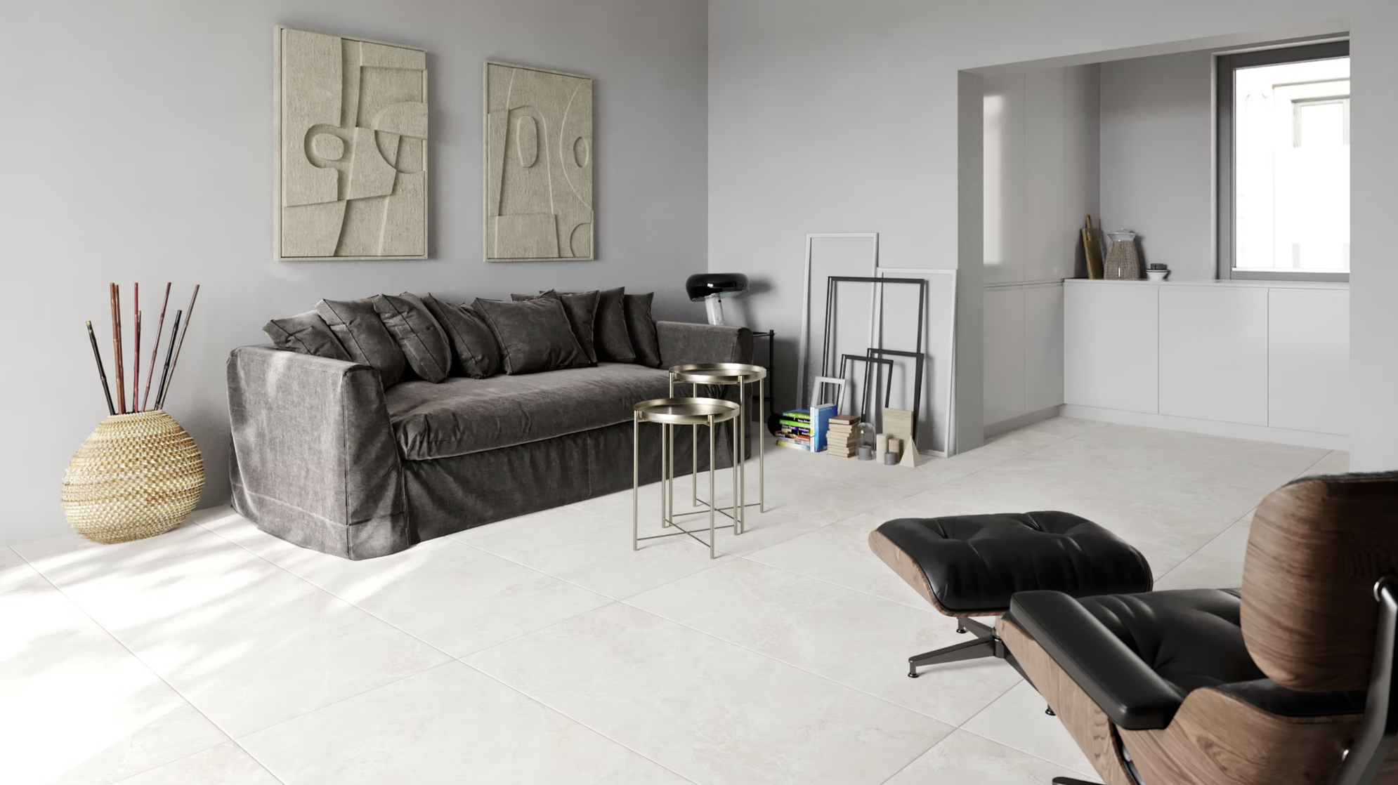 Collezione Limestone 60x60 Spessore 9,5 mm - 3 colori - immagine 3