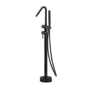Piantana per Vasca Freestanding Serie Corcega Nero Opaco