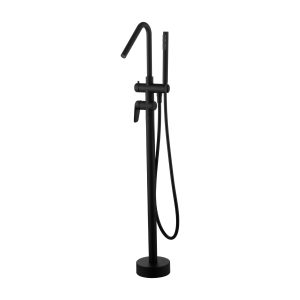 Piantana per Vasca Freestanding Serie Belgica Nero Opaco
