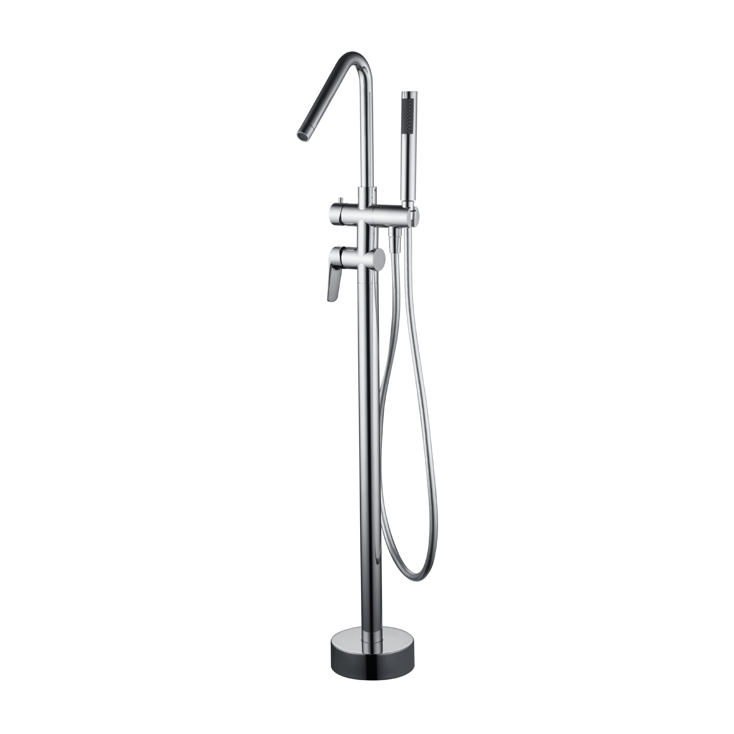 Piantana per Vasca Freestanding Serie Belgica Cromo