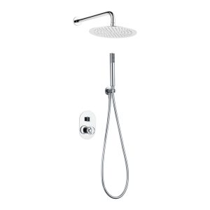 Kit Doccia con Deviatore Meccanico Serie Olimpo Cromo