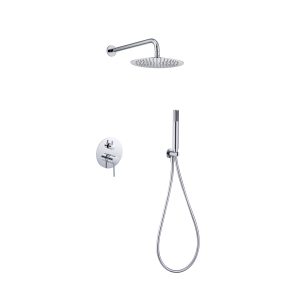 Kit Doccia con Deviatore Meccanico Serie Monza Cromo