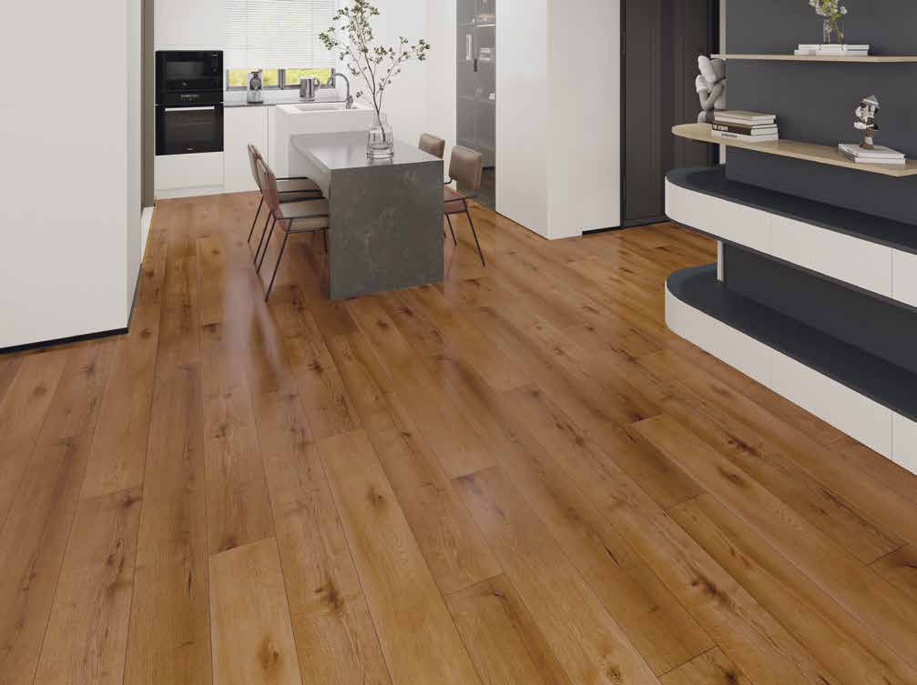 Effetto Legno - Spessore Totale 5 mm - 22,8 x 122 cm - 6 colori - immagine 2