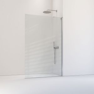 Ikon W1L Walk In - Cristallo Trasparente Profilo Cromo