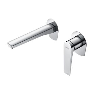 Miscelatore Lavabo a Muro Serie Delos Cromo