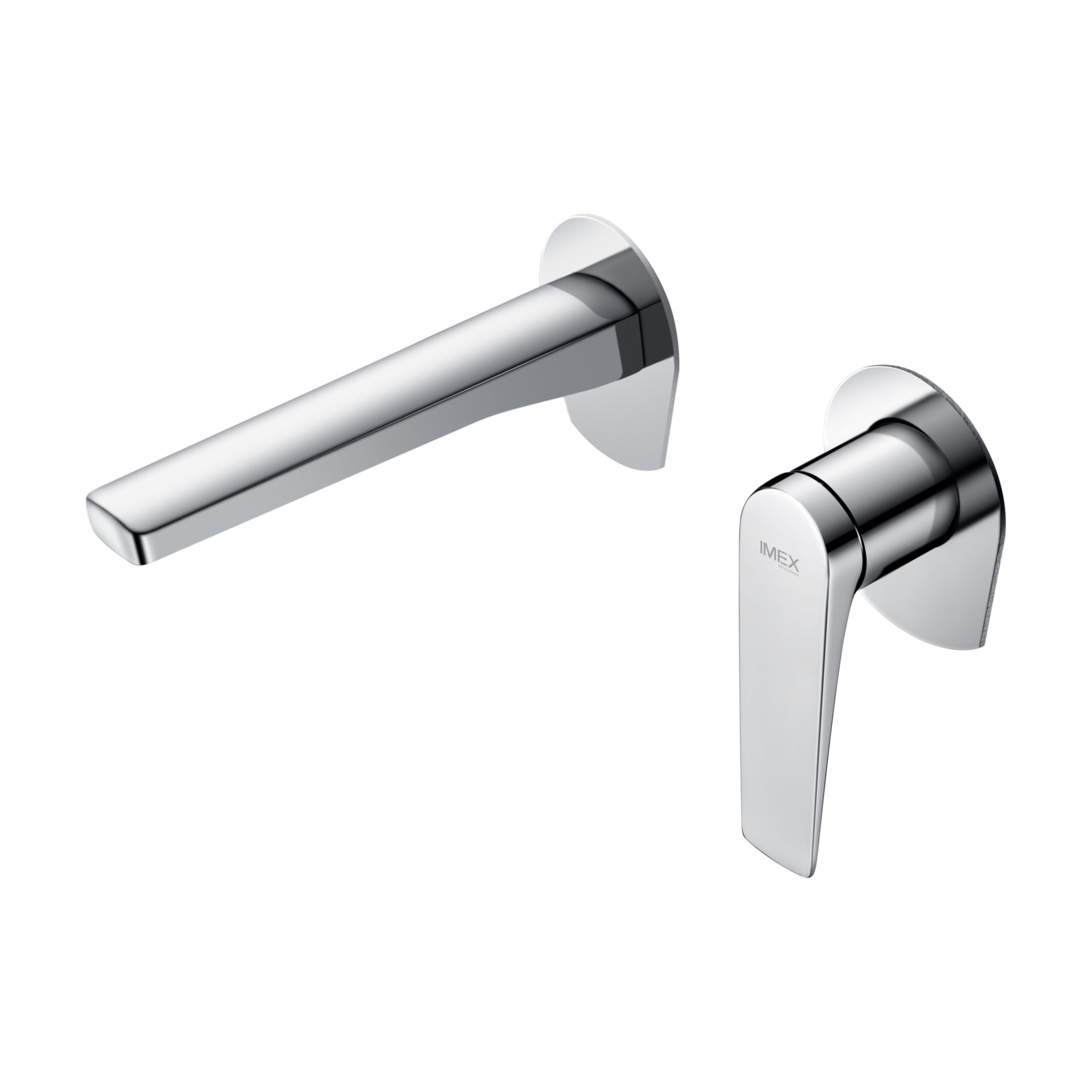 Miscelatore Lavabo a Muro Serie Delos Cromo